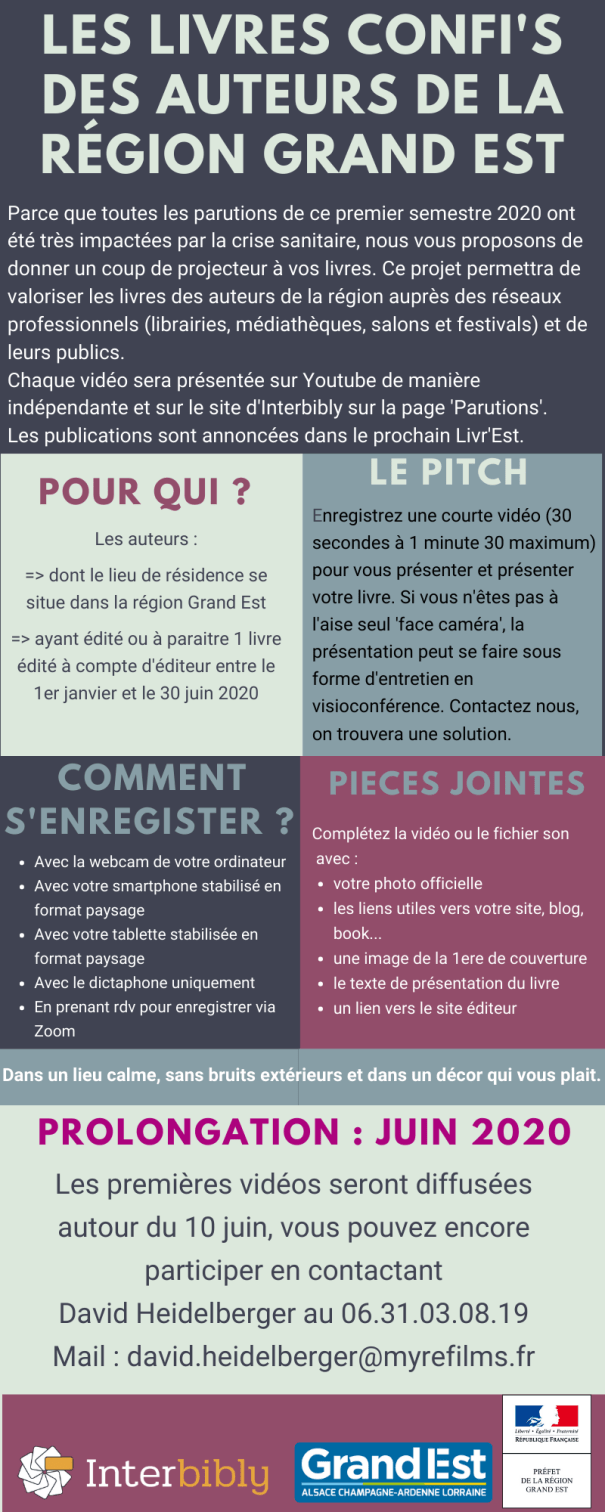 Projet Vidéo pour les auteurs Grand Est Semestre#2